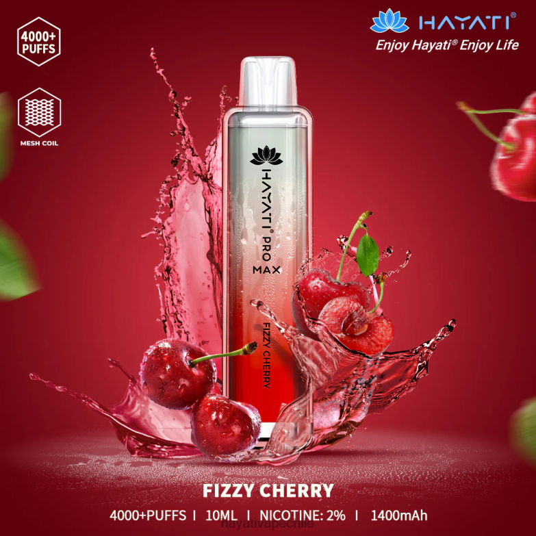 Hayati Pro Max desechable cereza gaseosa 8404L103 Hayati Vape Chile