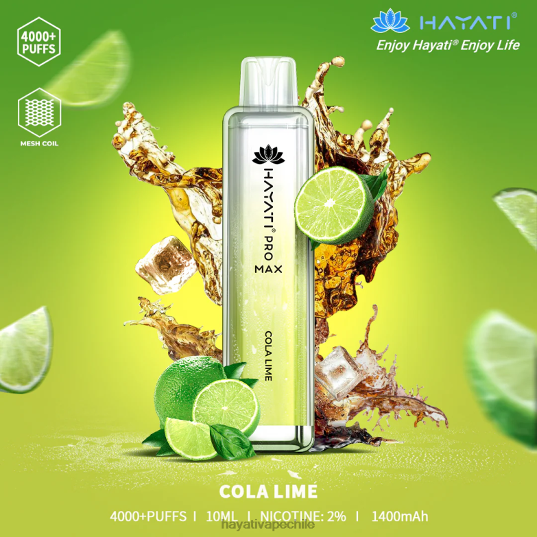 Hayati Pro Max desechable cola de lima 8404L101 Hayati Chile