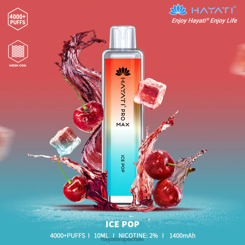 Hayati Pro Max desechable estallido del hielo 8404L107 Hayati Vape Review