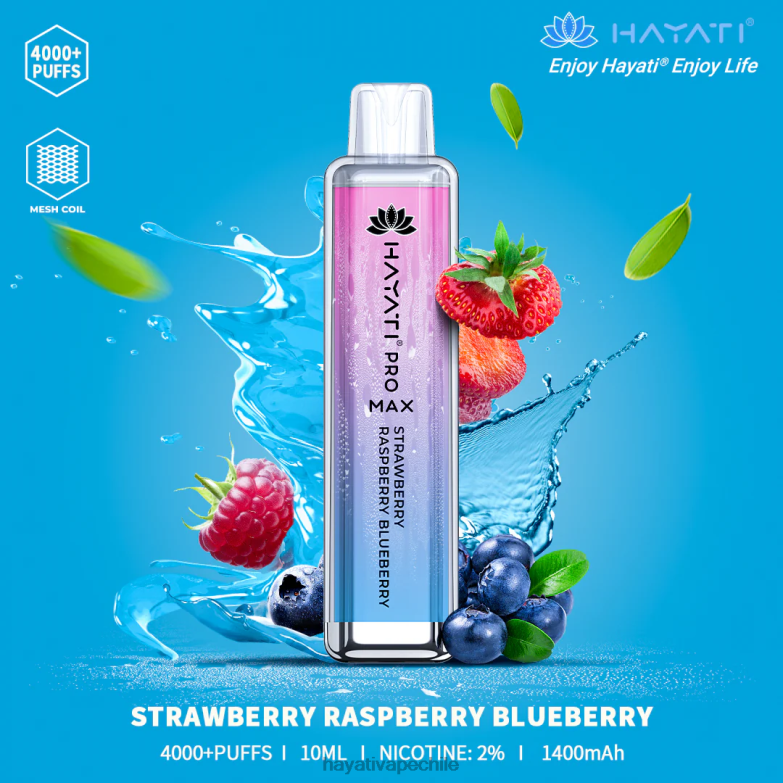 Hayati Pro Max desechable fresa frambuesa arándano 8404L141 Hayati Chile