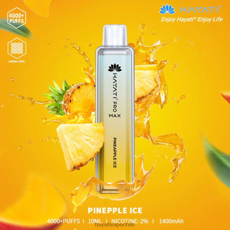 Hayati Pro Max desechable hielo de piña 8404L114 Hayati Vape Flavours