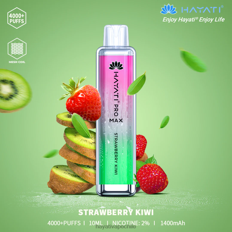 Hayati Pro Max desechable kiwi fresa 8404L134 Hayati Vape Flavours