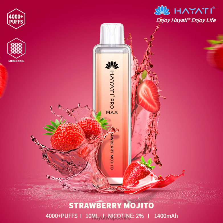 Hayati Pro Max desechable mojito de fresa 8404L121 Hayati Chile