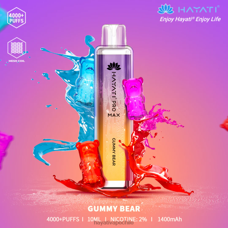 Hayati Pro Max desechable osito de goma 8404L105 Hayati Vape Liquid