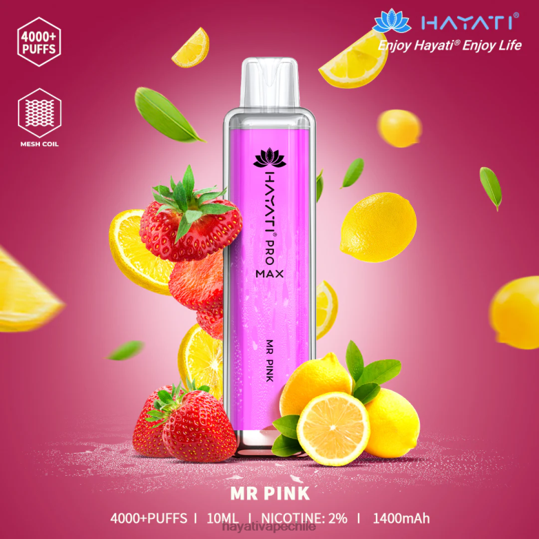Hayati Pro Max desechable señor rosa 8404L135 Hayati Vape Liquid