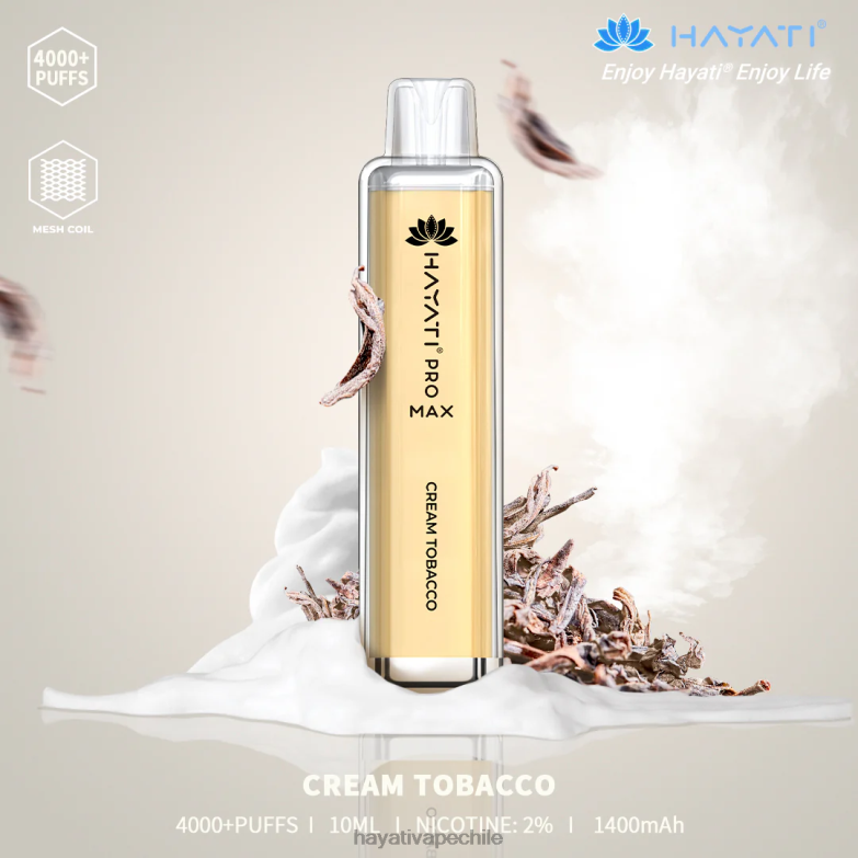 Hayati Pro Max desechable tabaco crema 8404L136 Hayati Vape Near Me