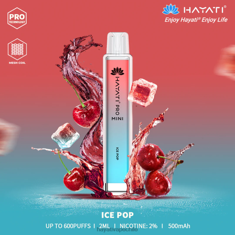 Hayati Pro Mini desechable estallido del hielo 8404L18 Hayati Flavours Chile