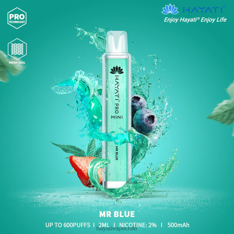Hayati Pro Mini desechable señor azul 8404L16 Hayati Vape Near Me
