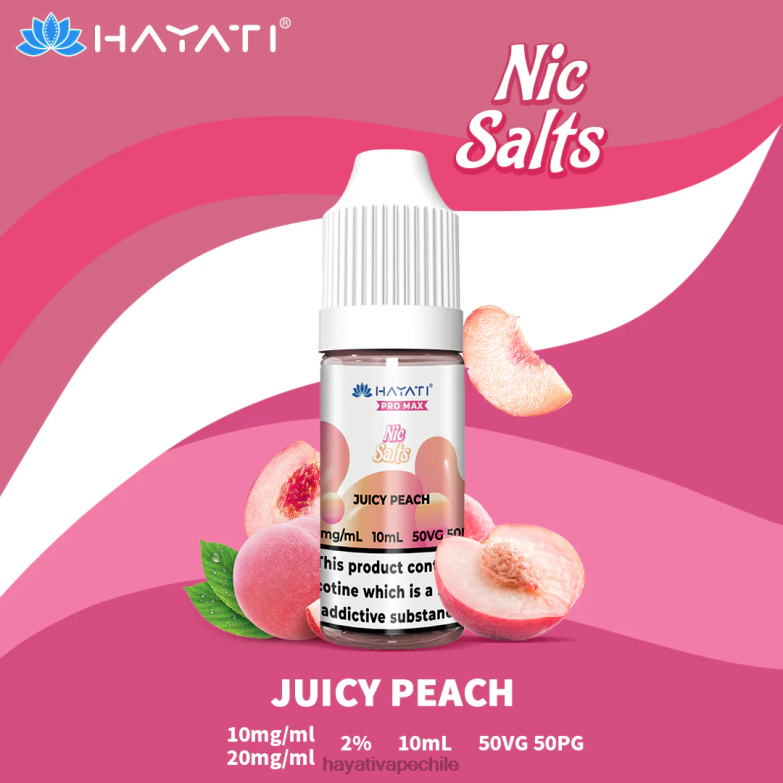 Hayati Pro Max sales de nic Durazno jugoso 8404L240 Hayati Flavour Vapes