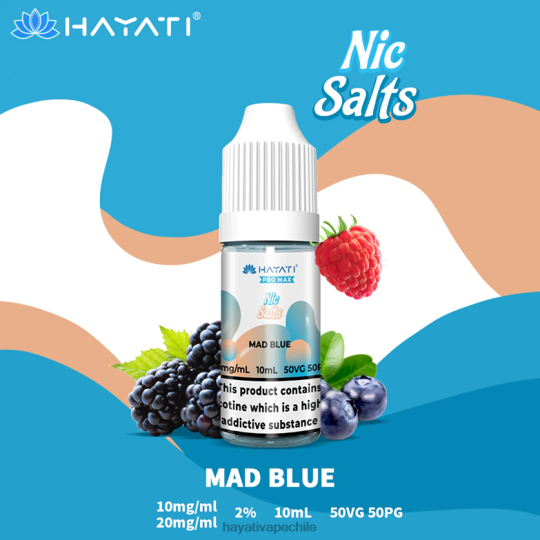 Hayati Pro Max sales de nic azul loco 8404L243 Hayati Vape Chile