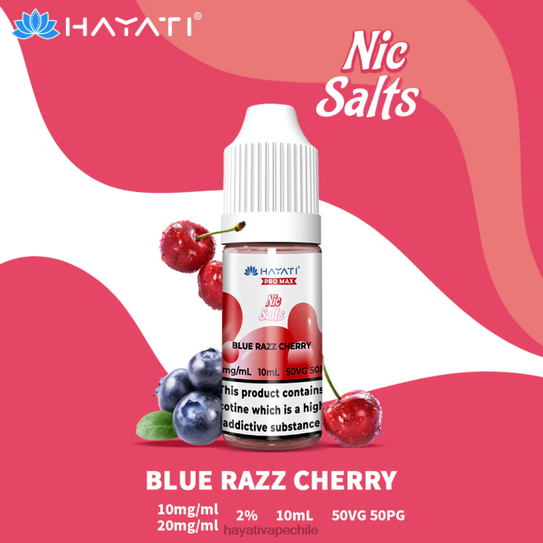Hayati Pro Max sales de nic cereza azul razz 8404L231 Hayati Chile