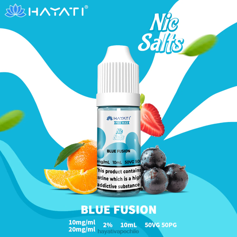 Hayati Pro Max sales de nic fusión azul 8404L229 Hayati Flavour List