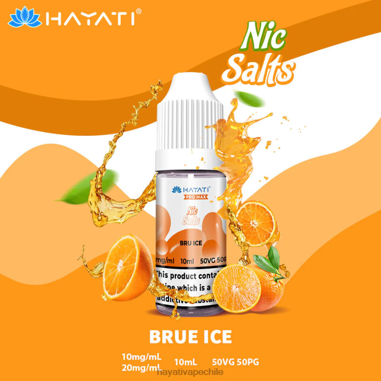 Hayati Pro Max sales de nic hielo bruto 8404L248 Hayati Flavours Chile