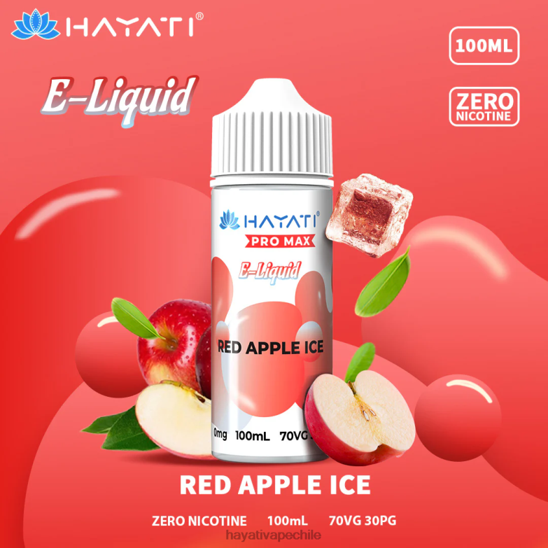 Hayati Pro Max sales de nic hielo de manzana roja 8404L257 Hayati Vape Review