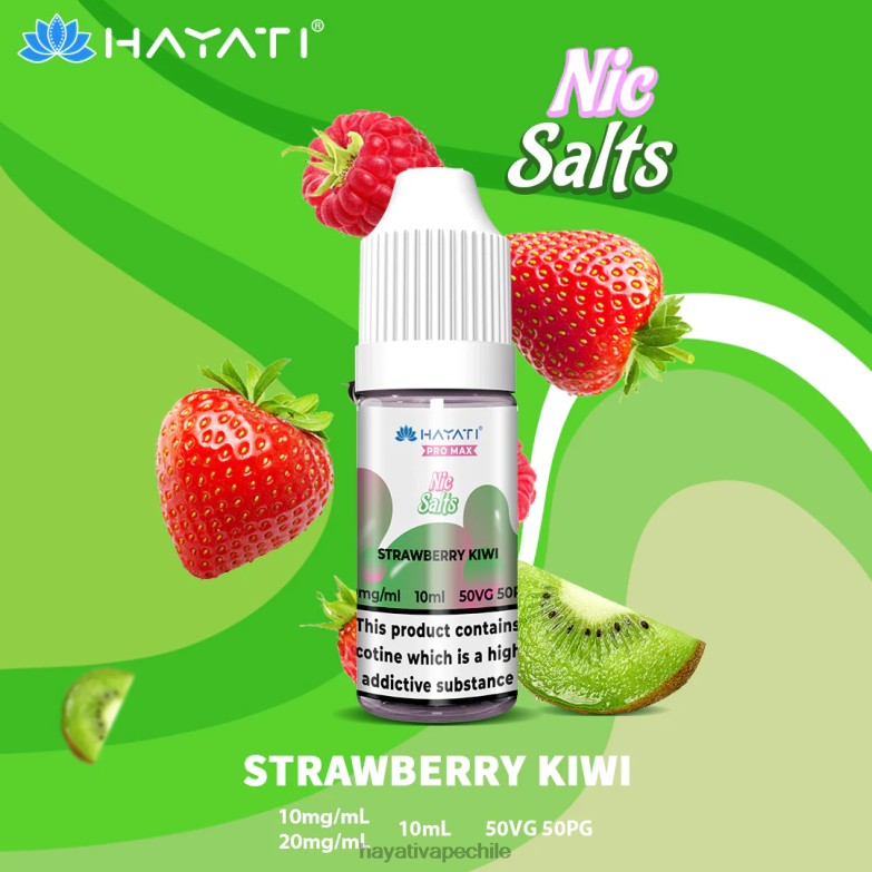 Hayati Pro Max sales de nic kiwi fresa 8404L253 Hayati Vape Chile