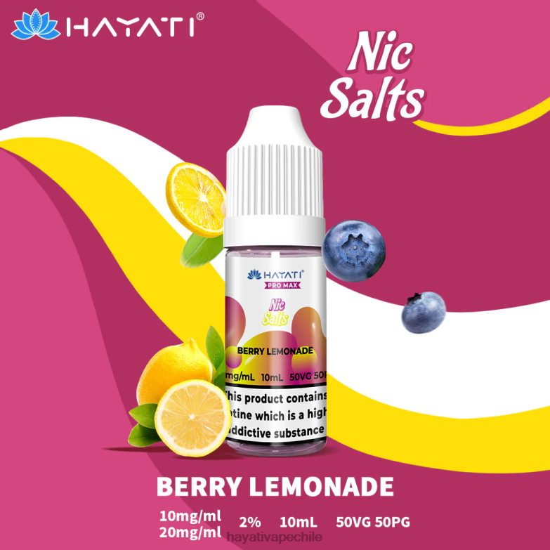 Hayati Pro Max sales de nic limonada de bayas 8404L228 Hayati Flavours Chile