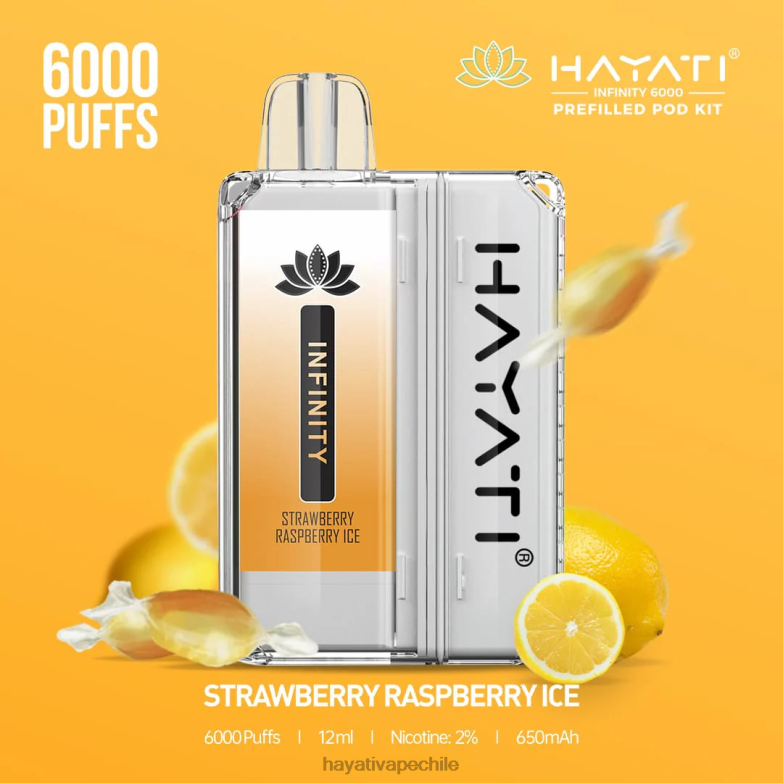 Hayati Infinity 6000 kits de cápsulas hielo de fresa y frambuesa 8404L161 Hayati Chile