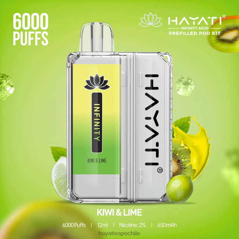 Hayati Infinity 6000 kits de cápsulas kiwi y lima 8404L152 Hayati Santiago