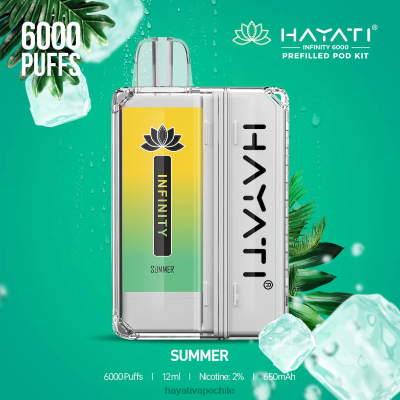 Hayati Infinity 6000 kits de cápsulas verano 8404L162 Hayati Santiago