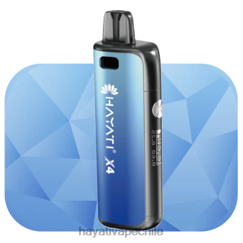 Hayati X4 sistema de cápsulas recargables azul torrencial 8404L63 Hayati Vape Chile