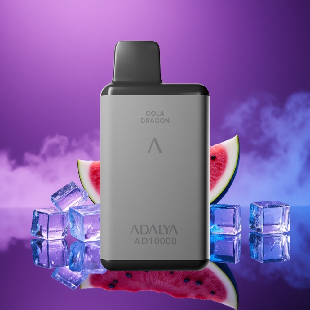 Adalya AD 10000 Puffs Desechable Vape Sandía Helada Gris Espacio USB-C Recargable 14ml 2%