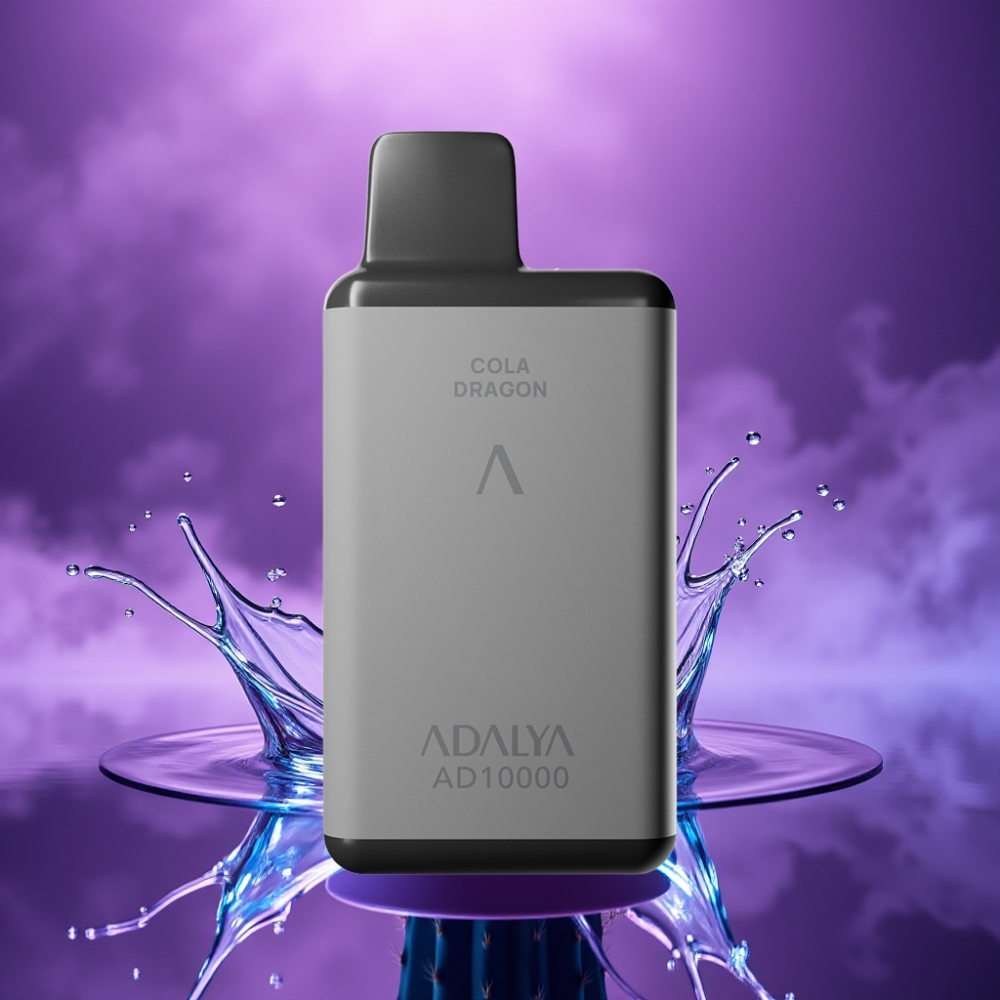 Adalya AD 10000 Puffs Desechable Vape Splash de Cactus Gris Espacial USB-C Recargable