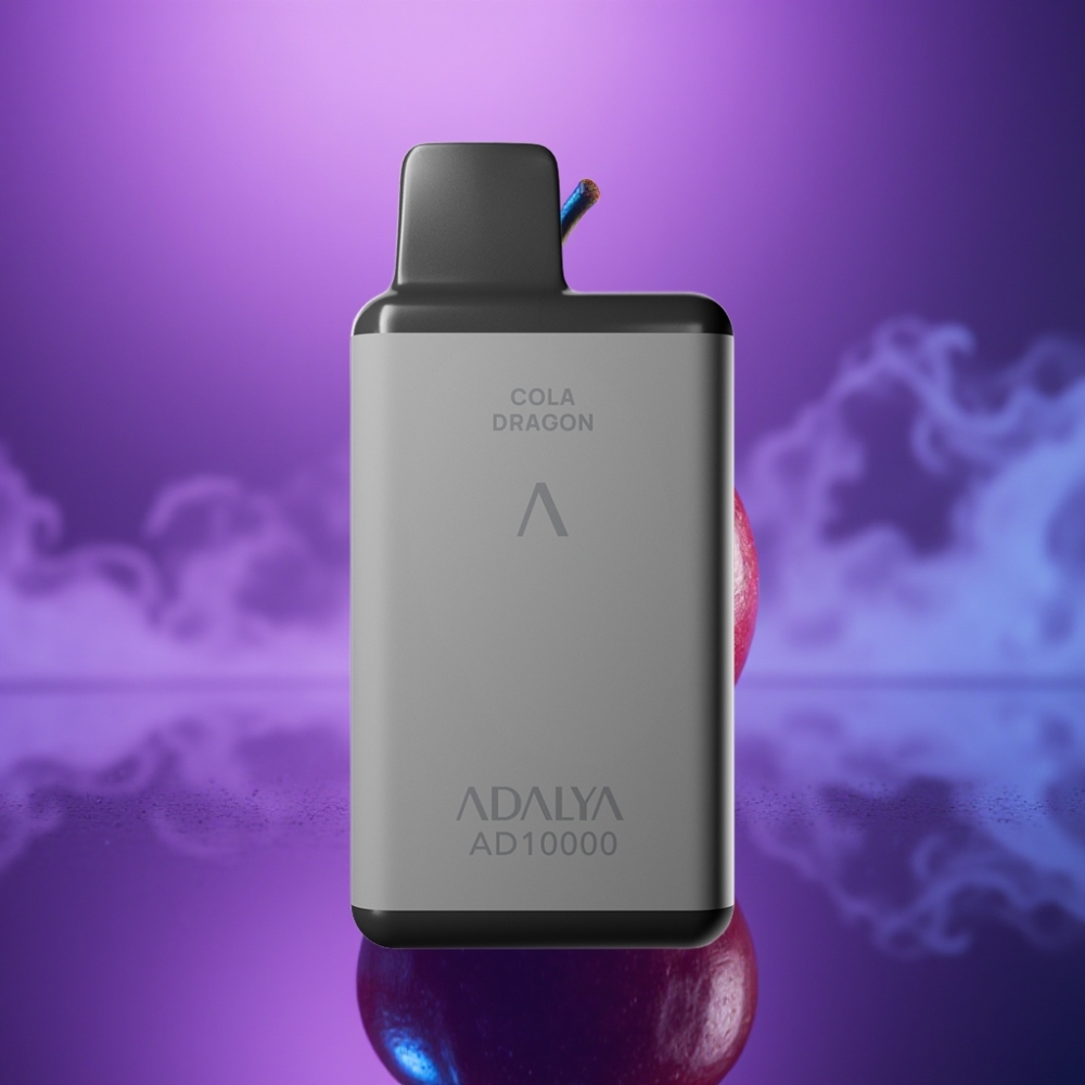 Adalya AD 10000 Puffs Vape Desechable Asesina Femenina Gris Espacio Recargable USB-C