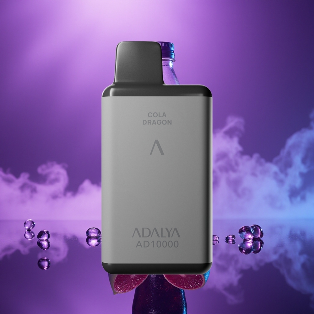 Adalya AD 10000 Puffs Vaporizador Desechable Cola Dragón Gris Espacial Recargable USB-C