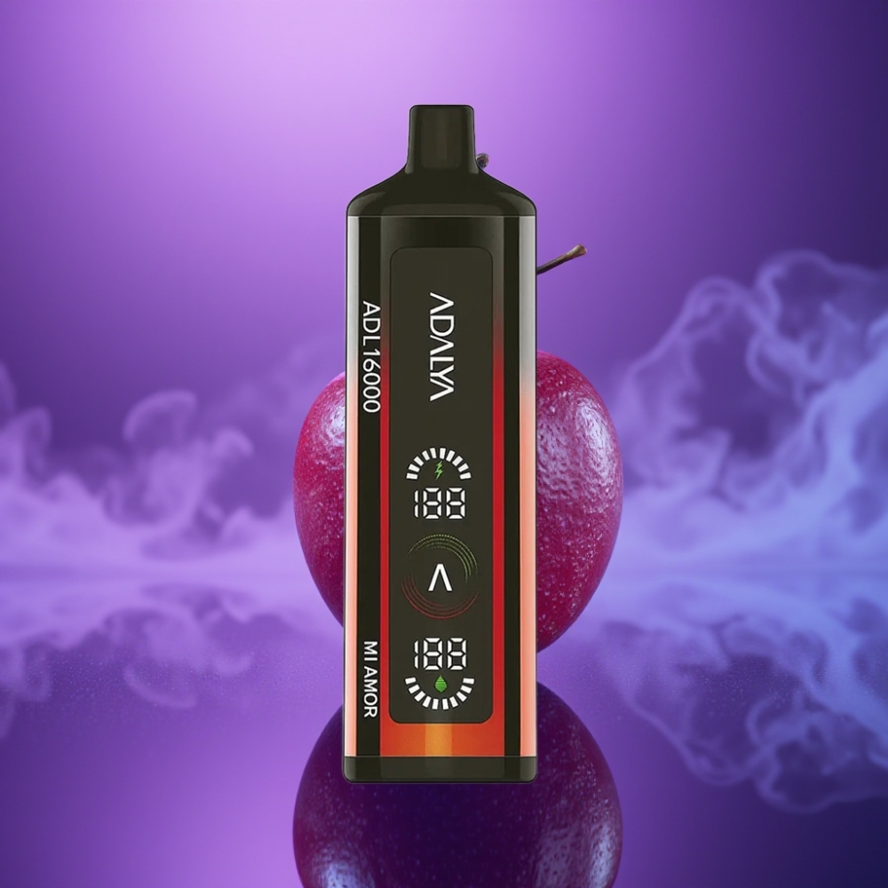Adalya ADL 16000 PRO Puffs Vape Desechable Mi Amor Pantalla Digital USB-C Recargable