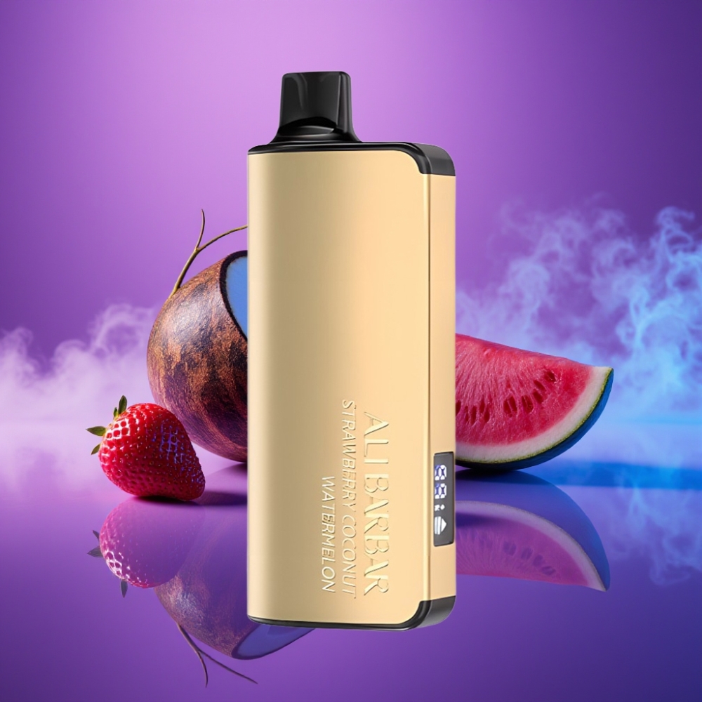 Alibarbar Ingot 9000 Puffs Desechable Vape Fresa Coco Sandía 22ml 2350mAh LED