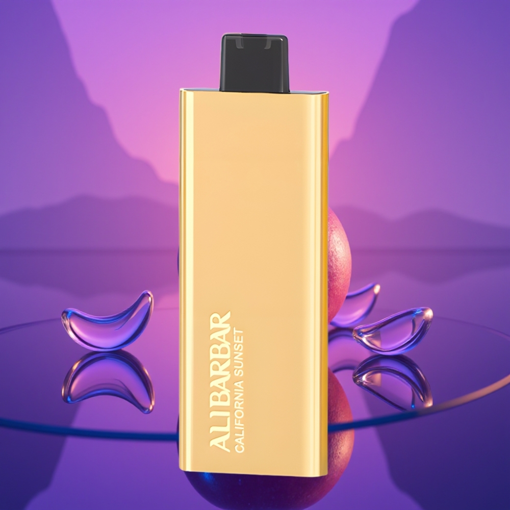 Alibarbar Pandora 7000 Puffs Desechable Vape Atardecer Californiano 17ml 1.0Ω