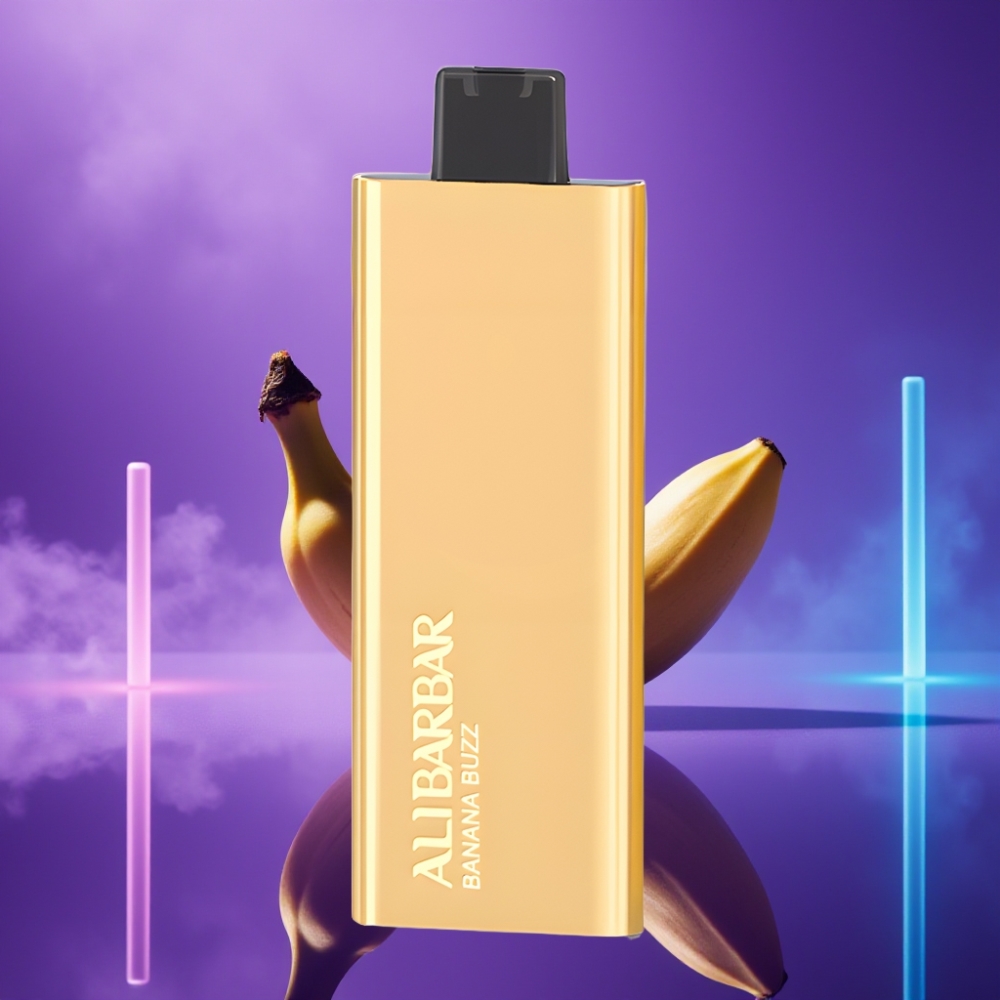 Alibarbar Pandora 7000 Puffs Desechable Vape Sabor Plátano Energético 17ml 1.0Ω