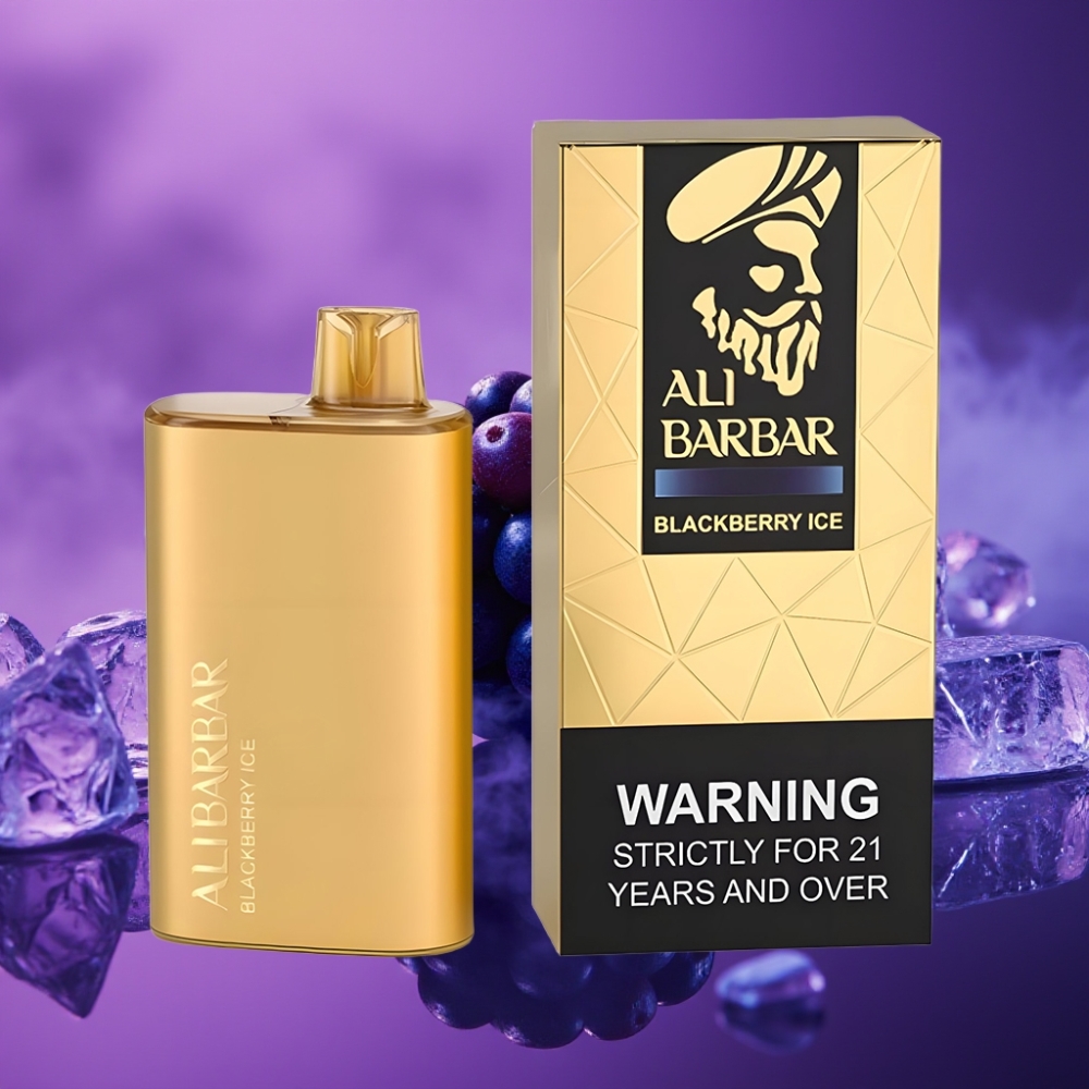 Alibarbar Rich 8000 Puffs Desechable Vape Zarzamora Hielo 20ml 2000mAh 1.1Ohm