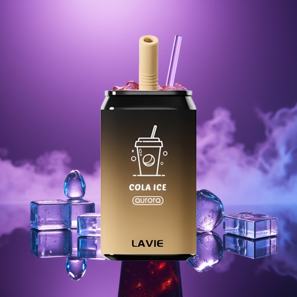 LAVIE Aurora 11000 Puffs Vape Desechable Cola Helada Recargable Tipo C 22ML