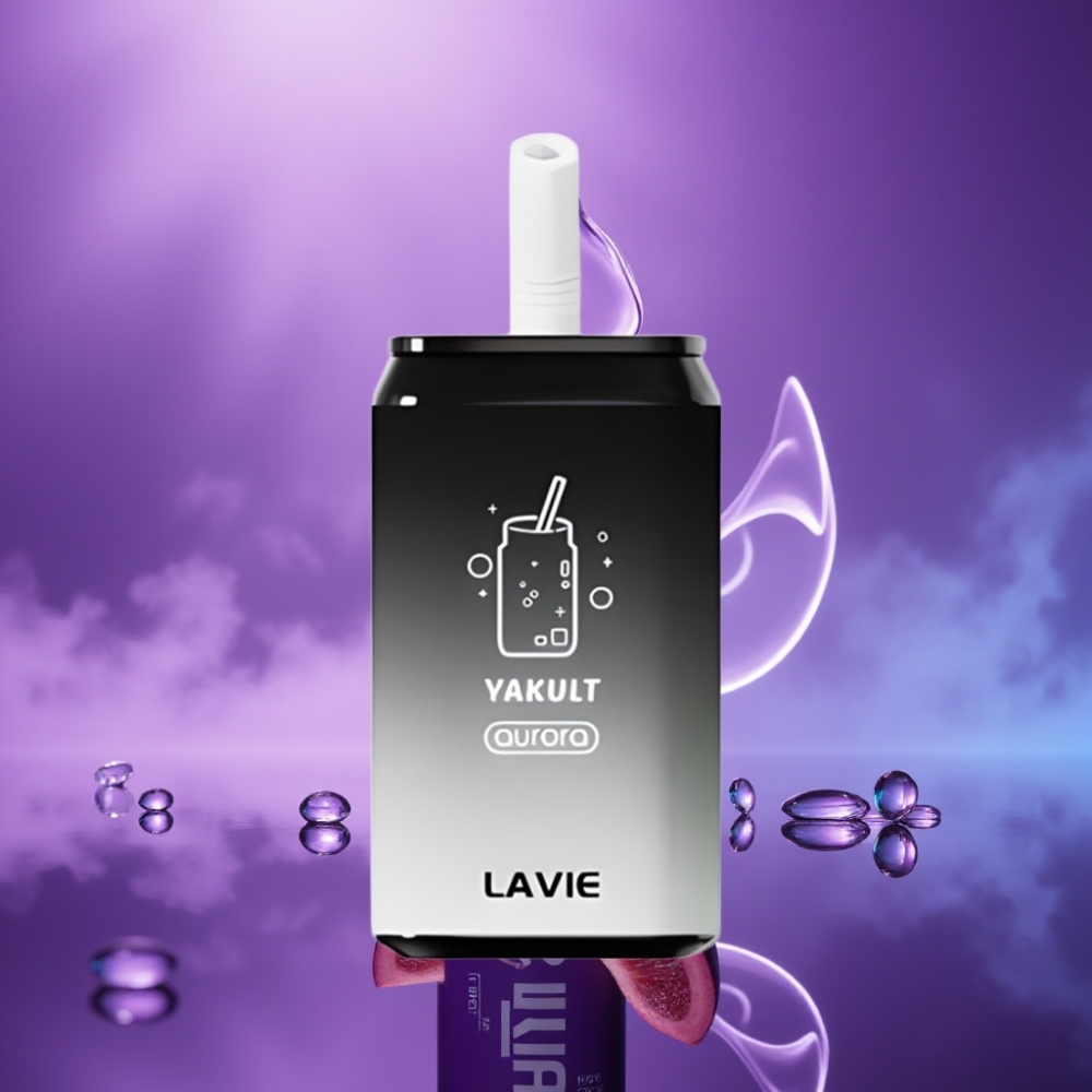 LAVIE Aurora 11000 Puffs Vape Desechable Recargable Yakult 22ML Tipo C 650mAh 0%/2%/5%