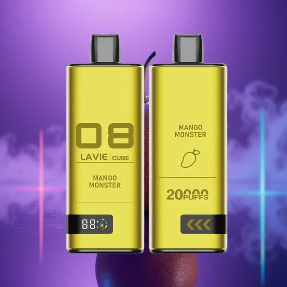 Lavie Cube 20000 Puffs Desechable Vape Monstruo de Mango 28ML 5% Tipo C