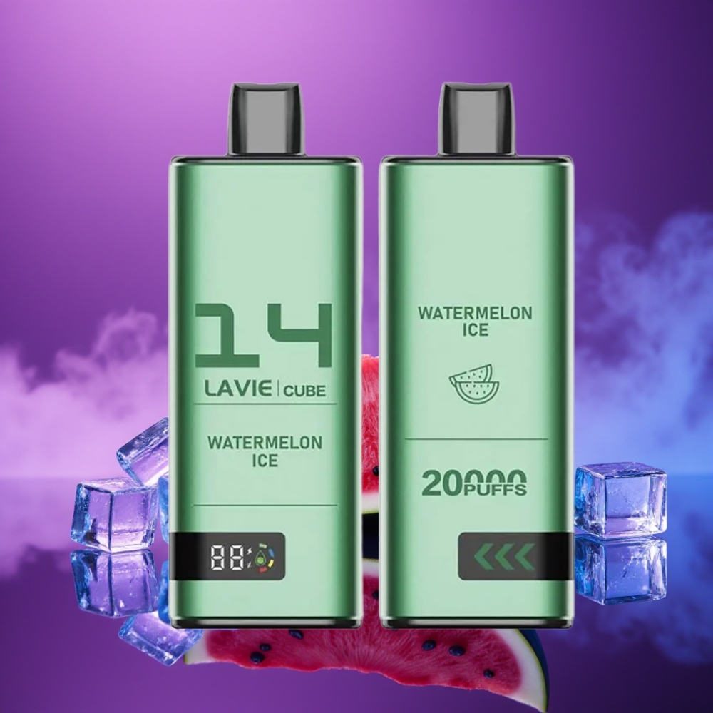 Lavie Cube 20000 Puffs Desechable Vape Sandía Helada 28ML 2%/5% 600mAh Type C
