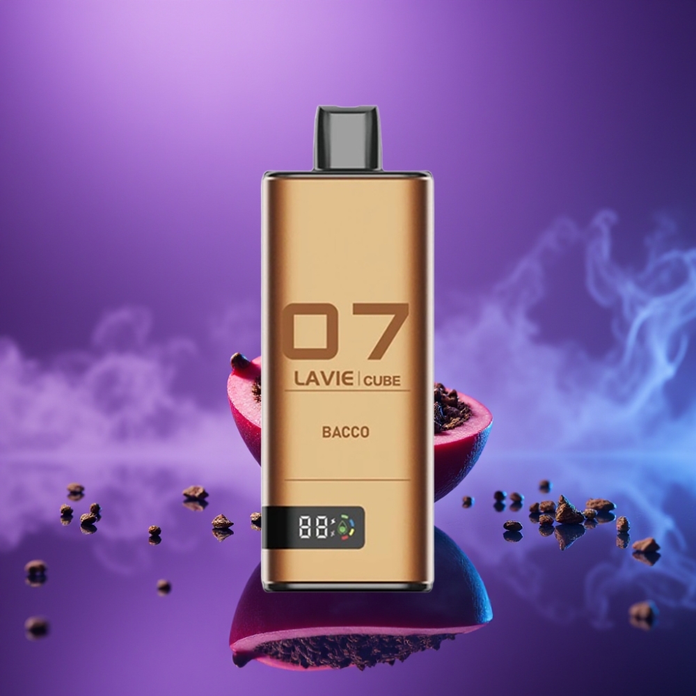 Lavie Cube 20000 Puffs Vape Desechable Bacco 28ML 5% Nic Sal Tipo C 600mAh