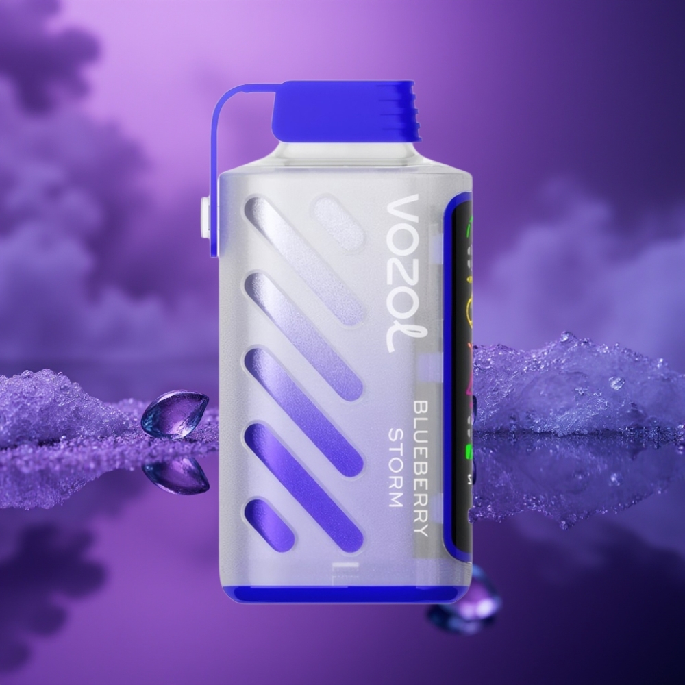 VOZOL Gear Power 20000 Puffs Desechable Pantalla Completa Dual Mesh Coil Tormenta de Arándanos