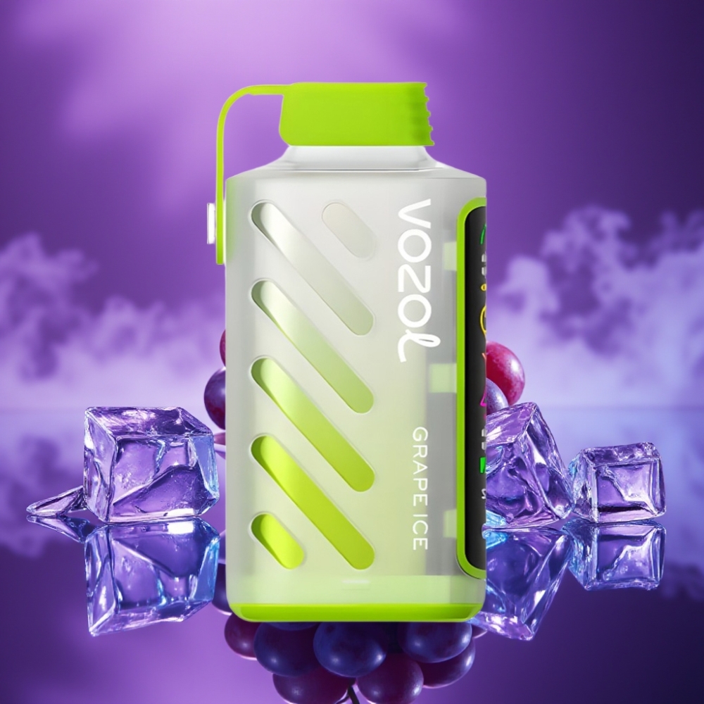 VOZOL Gear Power 20000 Puffs Display Completo Dual Mesh Coil 20mL 5% Uva Hielo