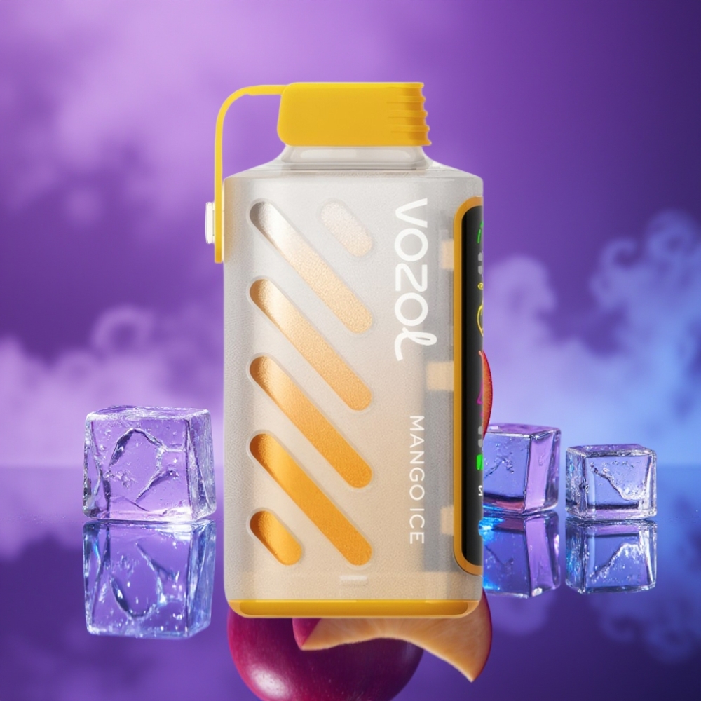 VOZOL Gear Power 20000 Puffs Mango Hielo Pantalla Completa Dual Mesh Coil 20mL 5%