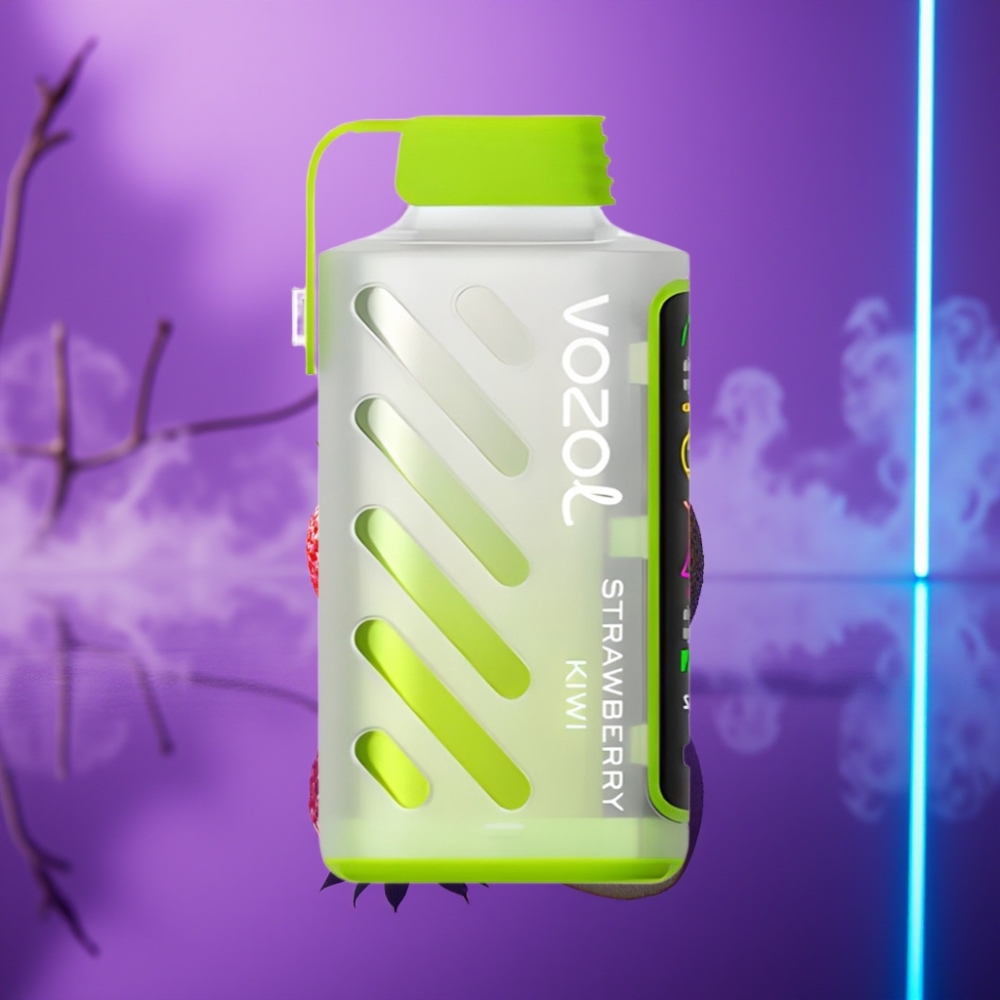 VOZOL Gear Power 20000 Puffs S.i.L.C. Tech Dual Mesh Coil Full Screen Display 20mL 5% Fresa Kiwi