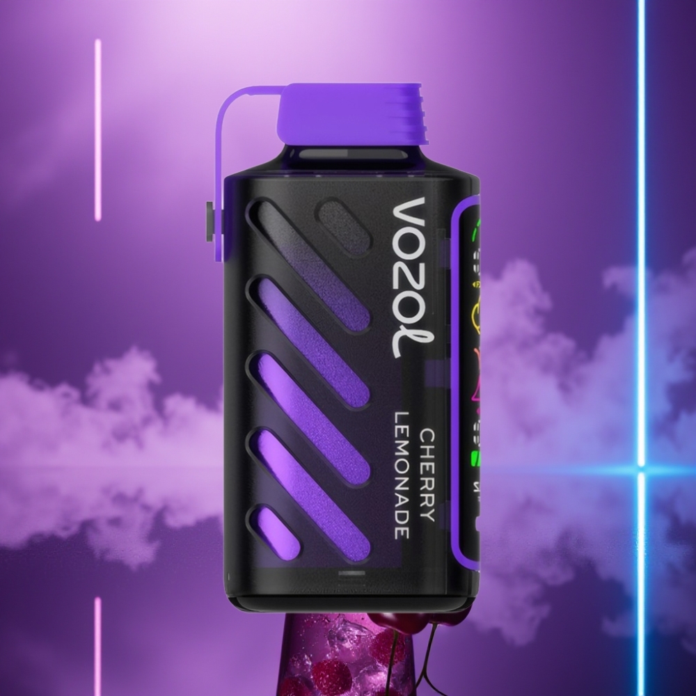 VOZOL Gear Power 20000 Puffs S.i.L.C. Tech Dual Mesh Coil Full Screen Display Cereza Limonada