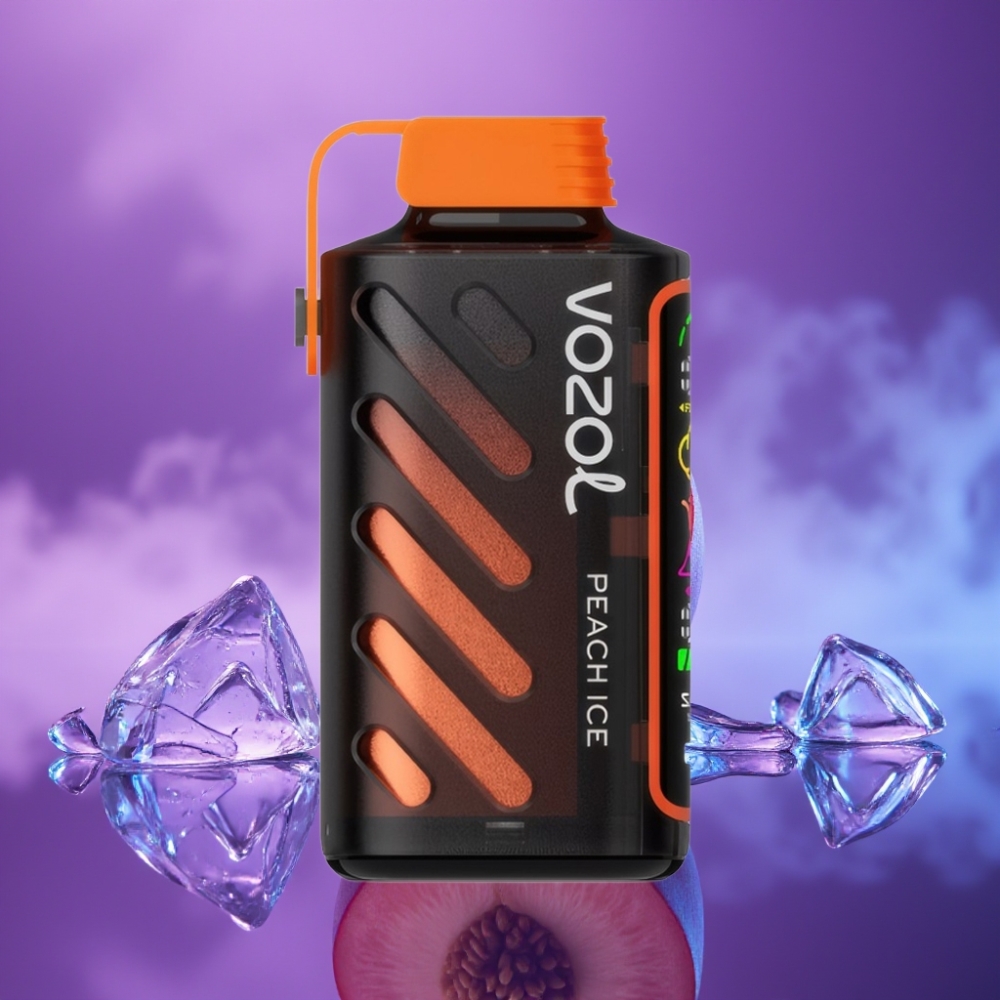 VOZOL Gear Power 20000 Puffs S.i.L.C. Tech Dual Mesh Full Screen 20mL 5% Melocotón Hielo
