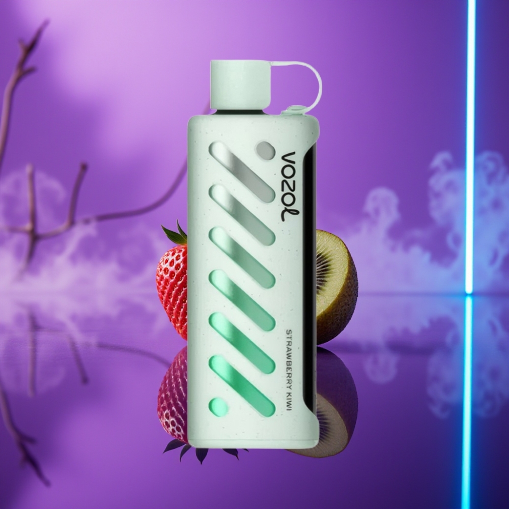 VOZOL Gear Shisha 25000 Puffs Fresa Kiwi Dual Mesh S.i.L.C Tech 1000mAh 5mg/ml