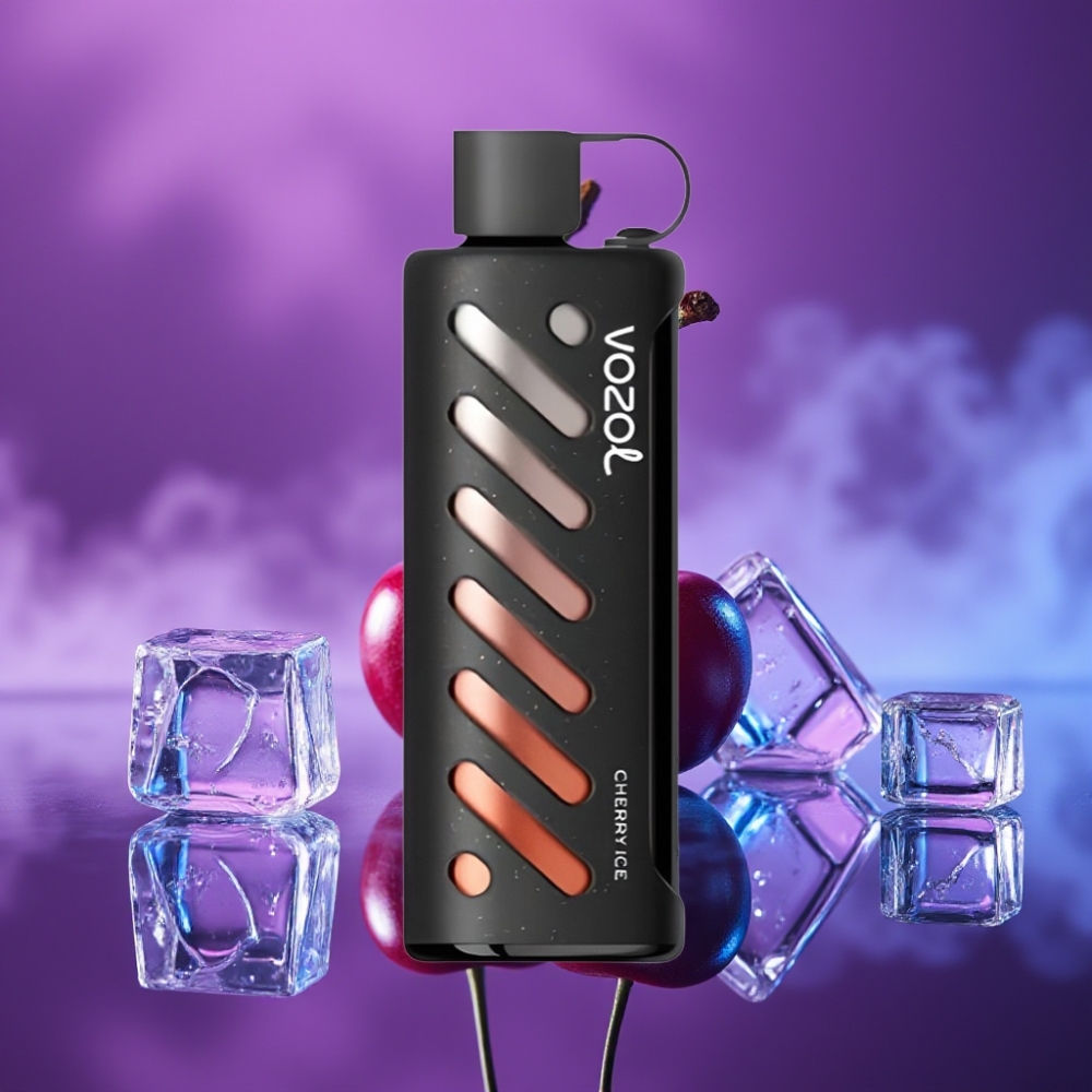 VOZOL Gear Shisha 25000 Puffs Vape Desechable Cereza Helada Dual Mesh 1000mAh 5mg