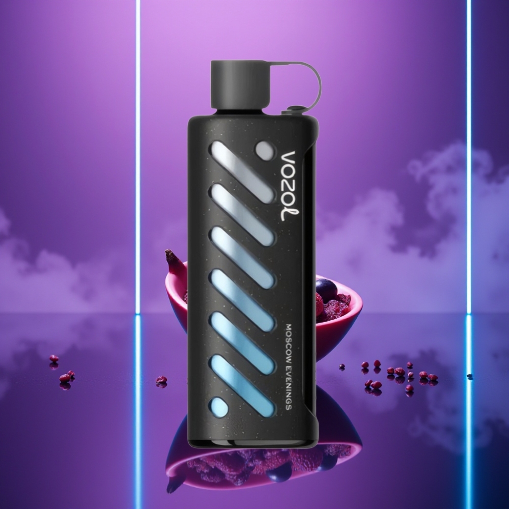 VOZOL Gear Shisha 25000 Puffs Vape Desechable Noches de Moscú 5mg/ml 1000mAh Dual Mesh