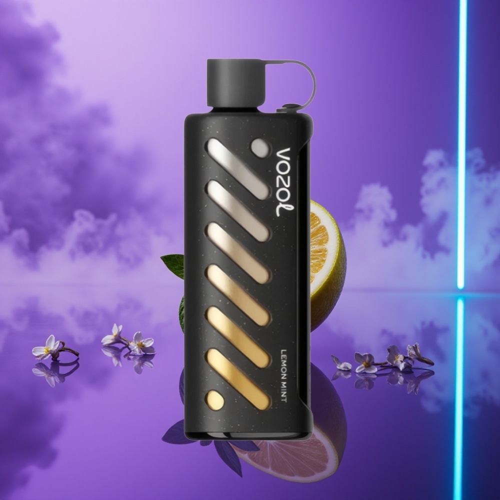 VOZOL Gear Shisha 25000 Puffs Vape Disposable Limón Menta 5mg/ml 1000mAh Dual Mesh