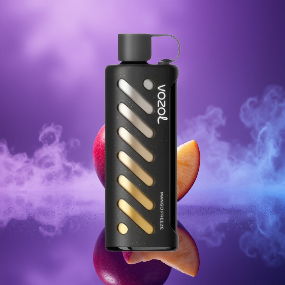 VOZOL Gear Shisha 25000 Puffs Vape Mango Congelado Dual Mesh S.i.L.C Tech 1000mAh 5mg/ml