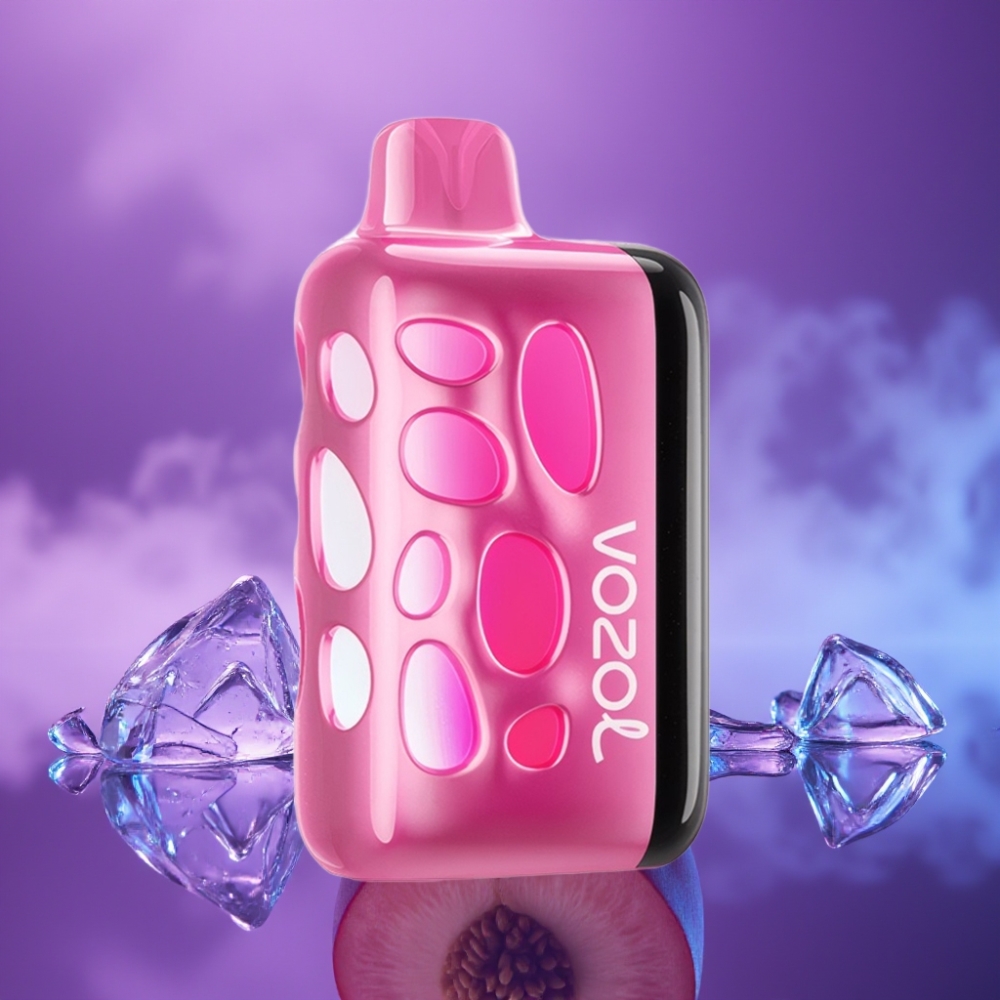 VOZOL RAVE 40000 Caladas Diseño Luminoso 270°, Modo Fiesta, Melocotón Hielo